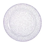 Lillian Collection Purple Glitter Plastic Dinner Plates - 9", Transparent, 10 Pc New. Price: $23.91.