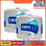 Pack Dixie Disposable Paper Plates, 10", 2X Stronger*, Multi-color, 210 Count New. Price: $33.57.