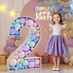 Imprsv 3FT Mosaic Numbers For Balloons, Frame, Marquee ... New. Price: $34.98.