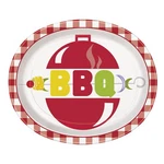 Unique 24938 Oval Paper Plates-classic Barbecue Party-pack Of 8, Multicolour New. Price: $19.49.