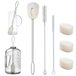 Alink 14.5" Extra Long Sponge Bottle Brush Cleaner Set, Inch, White New. Price: $16.43.