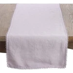 Saro Lifestyle Pomponin Collection Linen Table Runner Lavender 16 X 72 New. Price: $19.99.