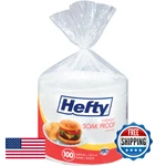 Hefty 8.87-INCH Foam Plates 100-COUNT Bags Pack Of 6 RFPD28100CT New. Price: $61.72.