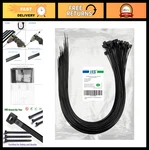 Extra Long Heavy Duty Zip Ties 36" (50 Pack) - Thick 0.35" Plastic Straps, 200 New. Price: $43.99.