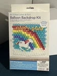 Amscan Air Filled Latex & Foil Balloon Backdrop Kit Rainbow Unicorn Party Decor New. Price: $12.00.