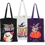 Atfunshop Trick Or Treat Bags Halloween 3PACKS Cat Ghost Canvas Reusable... New. Price: $28.78.