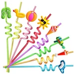 24 Beach Drinking Crazy Silly Straws For Kids Ball Pool Summer Birthday... New. Price: $26.03.