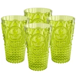 Elle Decor Acrylic 25 Oz. Plastic Water Tumblers, Set 4, Shatterproof - Green New. Price: $29.99.