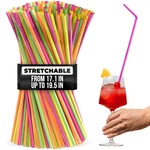 200 Pcs Extra Long Straws Disposable 17.1" 19.5" With 0.32" Diameter ̵ New. Price: $33.28.