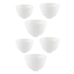 Healifty 6-PACK Silicone Facial Bowls Set 5X5X3 13.00X7.80X7.80CM, White New. Price: $24.47.