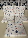 Sun Squad Stars Disposable Napkins 30CT White Red Blue Paper Party X5 New. Price: $15.00.