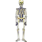 Unique Party Halloween Jointed Skeleton 1 Count Yellowish White Indoor Hanging New. Price: $12.03.