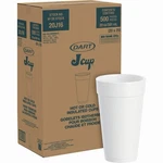 Dart 20J16 White Foam Drink Cups 20OZ 500 Count New. Price: $59.49.