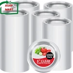 Sabary 1000 Count Clear Plastic Plates 6 Inch Disposable Dessert Round New. Price: $103.72.