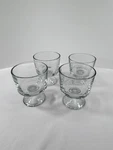 Set Of 4 Vintage Anchor Hocking Presence Mini Trifle Dessert Glass Bowl G-226 New. Price: $20.00.