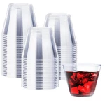 Clawsoff 9OZ Clear Plastic Cups, 100PK Disposable Fancy For Wedding, Party New. Price: $31.59.