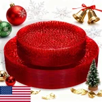 Rubtlamp 60-PACK Christmas Red Plastic Plates: Heavy-duty Disposable, Dessert & New. Price: $63.44.