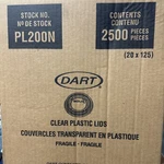 New Dart Solo PL200N Clear No Slot Plastic Cup Lids For 1.5-2.5OZ 2500/CASE. Price: $20.99.