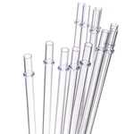 Dakoufish 11 Inch Clear Reusable Thick Plastic Drinking Straws Extra Long For... New. Price: $9.72.