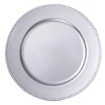 Silver Plates Set Of 6, Round Dinner Chargers With Beaded, 13 Inch Pl... New. Price: $35.71.