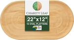 22" Palm Leaf Trays Eco-friendly, Postable Platters For New. Price: $42.49.