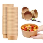 30 Oz Disposable Paper Bowls Set 80 Eco Friendly Kraft Party Food Containers New. Price: $42.39.