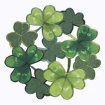 St. Patrick's Day Placemats Set Of 4, Round 15"RD Green Clover 2 New. Price: $27.33.