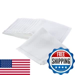 Saro Lifestyle Hemstitched Border Dinner Napkin Set Of 12 Ivory X18 6300.I18S New. Price: $107.44.