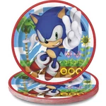 Unique Red Blue Sonic Hedgehog Round Paper Dinner Plates 9 Fun Character New. Price: $12.94.