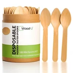 Little Wooden Spoon, 100% All-natural & Eco-friendly Biodegradable Ice Crea... New. Price: $19.98.