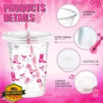 Yungyan 50 Sets 16OZ Pink Cowgirl Cups W/ Lids And Straws Western Party New. Price: $44.99.