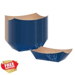 Restaurantware Bio Tek 6OZ Paper Food Boats, 50 Black Disposable Trays New. Price: $27.99.