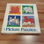 1988 Lillian Vernon Pack Of Picture Puzzles With Original Box Incomplete Used. Price: $10.00.