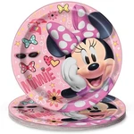 Unique Round Dinner Paper Plates - 21.9CM, Minnie Mouse, 8 Pcs New. Price: $7.19.