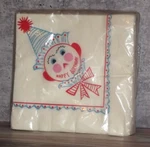 Nos Vintage Reed Rembrandt Happy Birthday Clown 20 Paper Napkins B50 New. Price: $12.50.