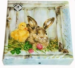 40 Ct European Cocktail Paper Napkins - Cute Bunny Ducky Friends New. Price: $11.50.