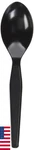 Genuine Joe Heavy Weight Black Plastic Spoons - 1000 Count Durable Cutlery New. Price: $39.62.