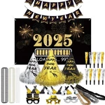 New Years Eve Party Supplies 2025 - Happy Kit For 50 .... Price: $58.89.