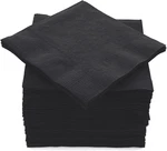 100 Black Beverage Napkins, Big Party Pack, 2 Ply, Ideal For Wedding, New. Price: $15.89.
