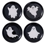 Way To Celebrate Halloween 4PK Ceramic Ghost Appetizer Plates New. Price: $11.14.