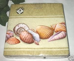 Mesafina - 20 Paper Luncheon Napkins 3 Ply Sea Shells Beach Nautical New. Price: $8.95.