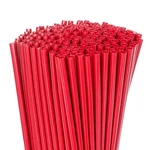 Faonie 250PCS Disposable Plastic Drinking Straws - Straight 10 X 250, Red New. Price: $20.78.