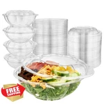 Stock Your Home 24OZ Clear Salad Bowls W/ Lids Disposable 50 Pack Takeout New. Price: $44.99.
