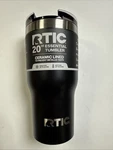 Rtic Essential Tumbler 20 Oz Ceramic Lined Black W/ Lid Insulated New. Price: $25.00.