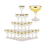 50 Pcs Plastic Coupe Glasses For Parties, Oz Disposable Champagne... New. Price: $58.53.