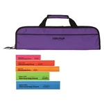 Pocket Chef Knife Case Roll Bag Purple 5PC Colored Edge Guards Ergo New. Price: $31.49.