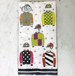 Jockey Silks Paper Napkins Set (16) 4.5"X8.5" 3-PLY Horse Race Jersey Derby New. Price: $10.95.
