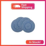 Winknowl Round Braided Placemats Set Of 4 Washable Woven Heat Resistant Table New. Price: $19.68.