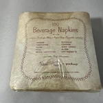 100 Sealed Vintage Wedding Bevarage Napkins Gibson Party Papers Pakay Nos New. Price: $10.80.