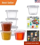 Convenient Oz. Clear Plastic Condiment Cups - 100 Pack For Dressings & Sauces New. Price: $18.89.